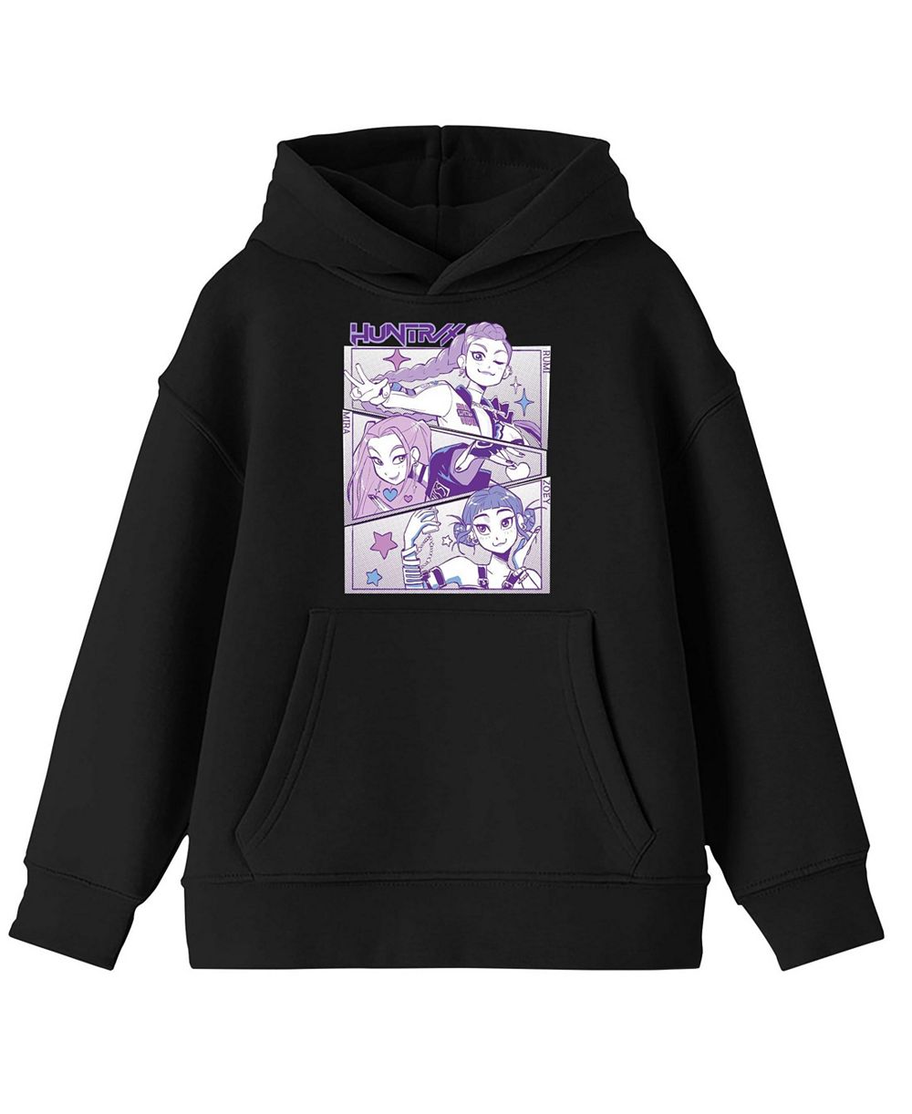 Худи KPop Demon Hunters Panel Art Huntrx Youth XS-XXL с длинным рукавом