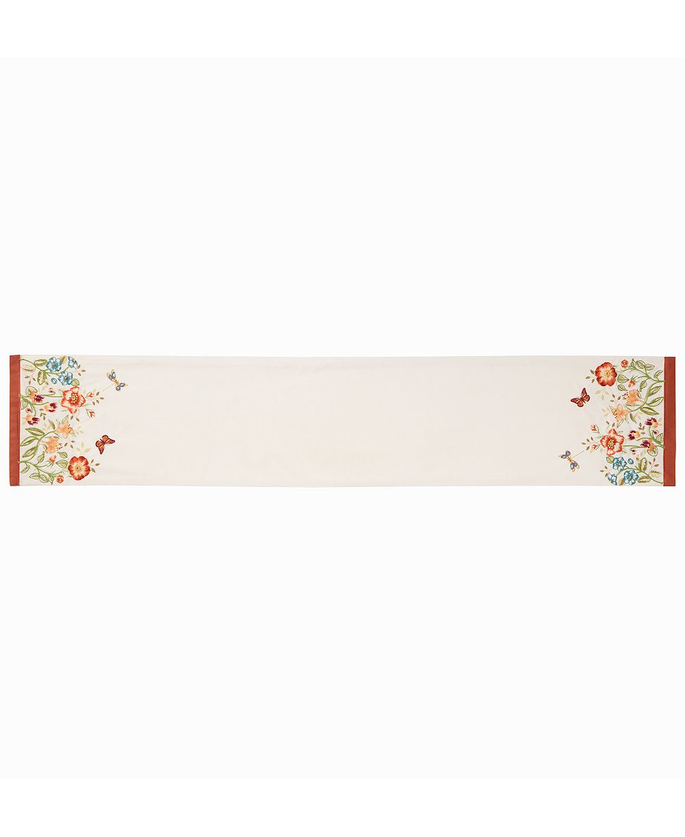 Lenox скатерть-бегунка с вышивкой Fall Embroidered, 14" x 72"