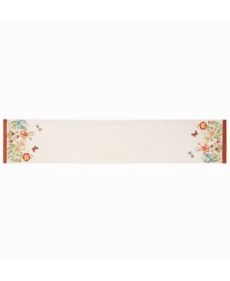 Lenox скатерть-бегунка с вышивкой Fall Embroidered, 14" x 72"