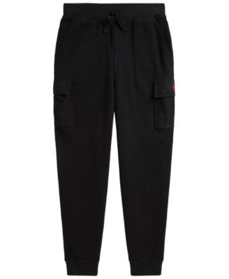 Polo Ralph Lauren Boys' 8-20 Waffle-Knit Cargo Jogger Pants