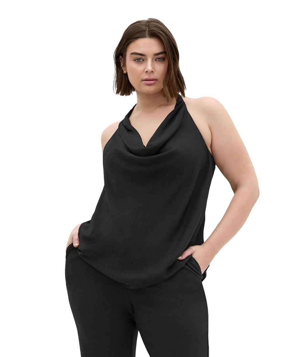 CITY CHIC Plus Size Chloe Cowl Neck Sleeveless Top