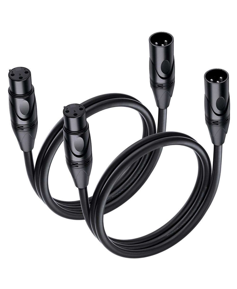 Lofree Balanced Oxygen-Free Copper 2-Piece XLR Microphone Cables