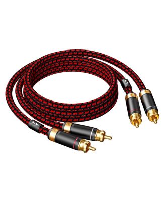 Lofree Audiophile 2 Male RCA Stereo Audio Кабель 4N Oxygen Free Copper Heavy Duty HiFi Sound