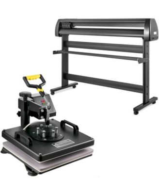 SEVORLEY 5-in-1 Heat Press with 53-inch Vinyl Cutter Plotter Kit