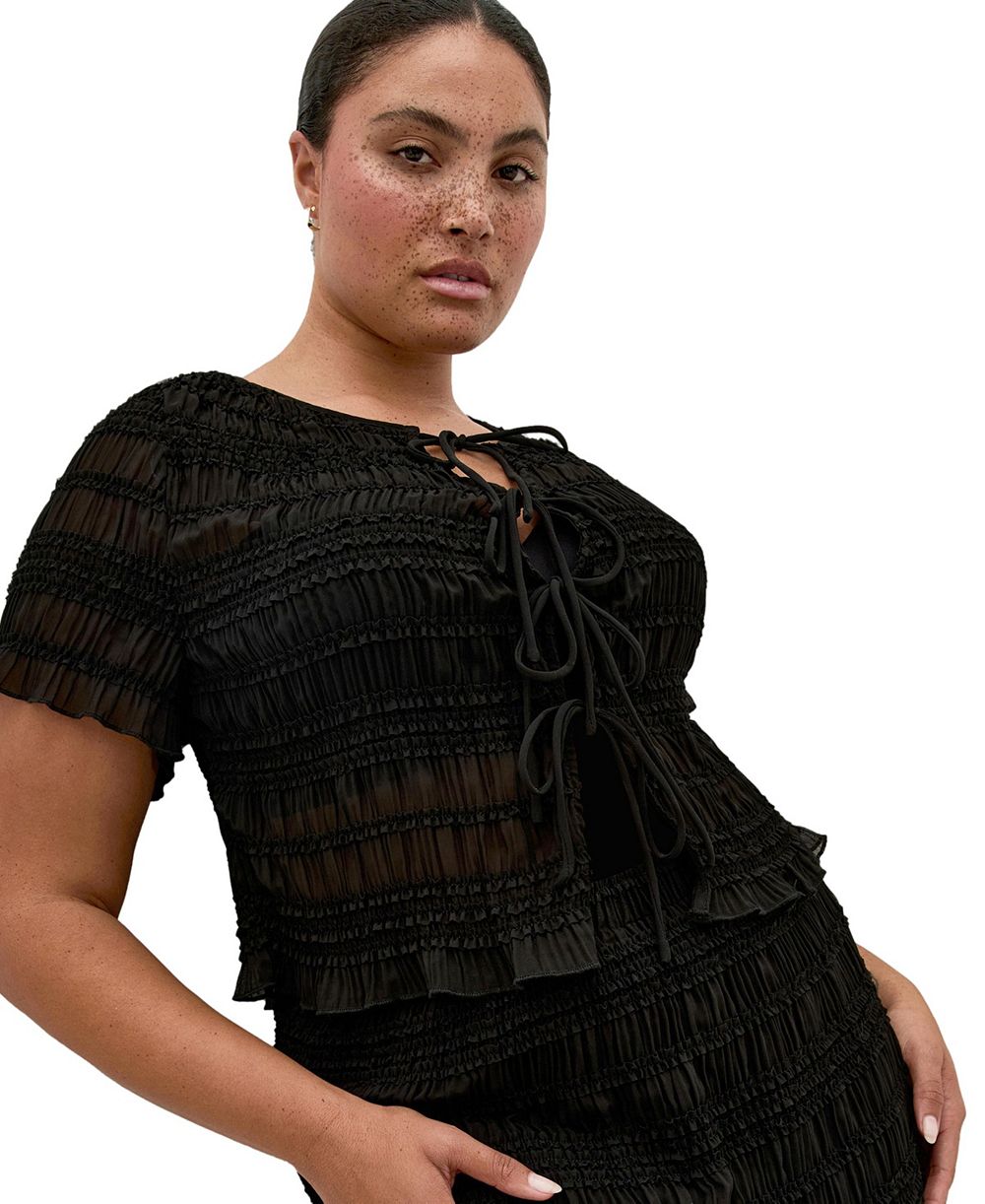 Женский топ CITY CHIC Plus Size Emelia Shirred