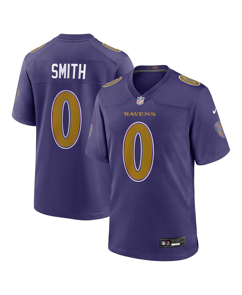 Мужская джерси Nike Roquan Smith Purple Baltimore Ravens Alternate Game