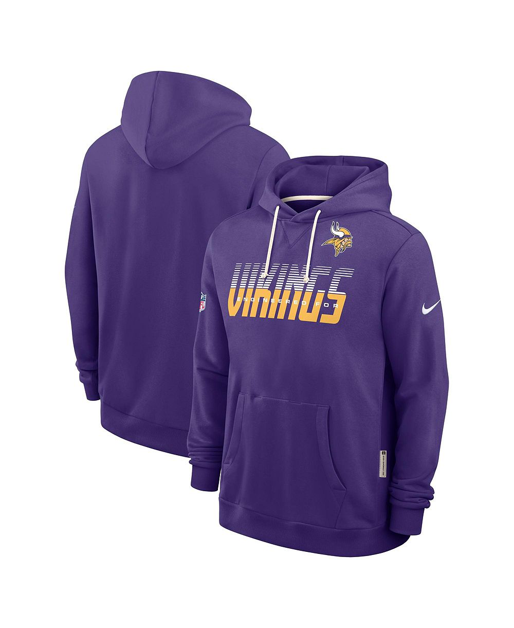 Мужское фиолетовое худи Nike Minnesota Vikings Sideline Standard Issue Top Prospect Dri-FIT