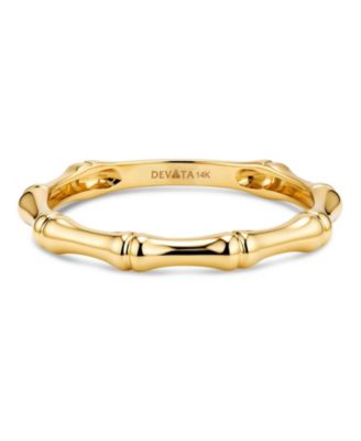 Devata Band Ring in 14K Gold