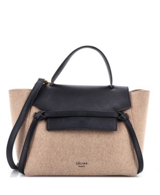 Сумка Celine Mini Belt Bag Pre-Owned Felt and Leather