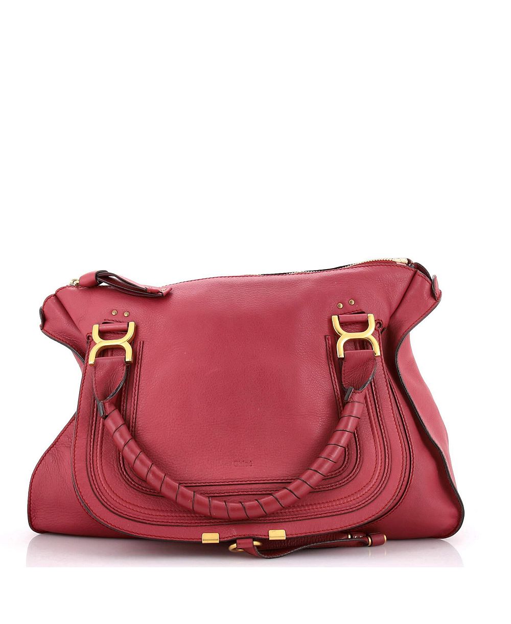 Кожаная сумка на плечо Chloe Marcie Large, б/у
