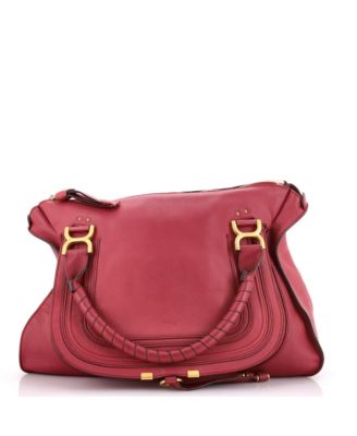 Кожаная сумка на плечо Chloe Marcie Large, б/у