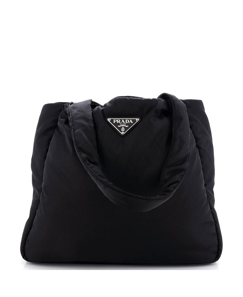 Pre-Owned Prada большая мягкая сумка-тоут Re-Nylon