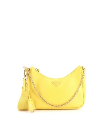 Pre-Owned Prada Small Re-Edition 2005 Shoulder Bag Saffiano Leather