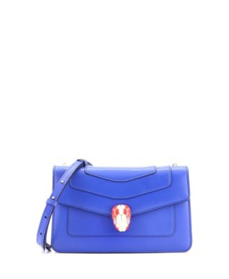 Сумка через плечо Pre-Owned Bvlgari Small Serpenti Forever Leather