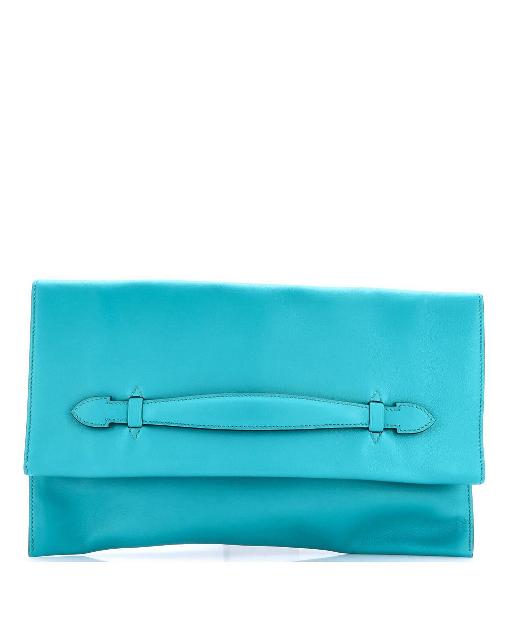 Б/у клатч Hermes Pliplat Evercolor