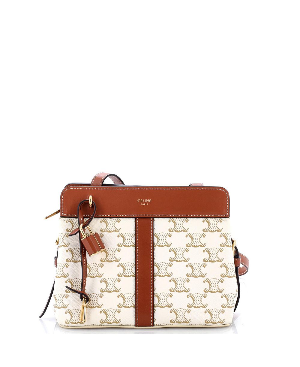 Celine Small Teen Cabas De France сумка Triomphe Coated Canvas