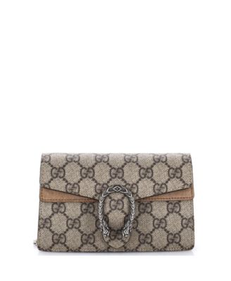 Сумка Gucci Super Mini Dionysus из покрытия GG Canvas