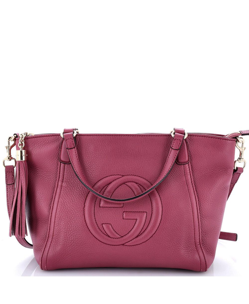 Б/у сумка Gucci Small Soho Convertible с верхней ручкой из кожи