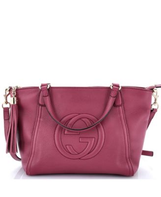 Б/у сумка Gucci Small Soho Convertible с верхней ручкой из кожи
