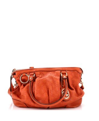 Сумка-сакво bag Pre-Owned Gucci Sukey Top Handle Guccissima Leather