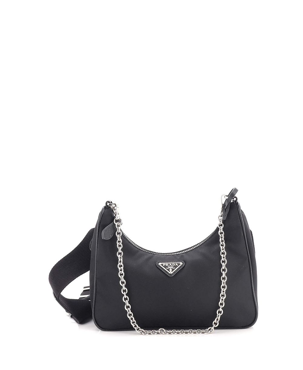 Сумка через плечо Pre-Owned Prada Small Re-Edition 2005 Tessuto