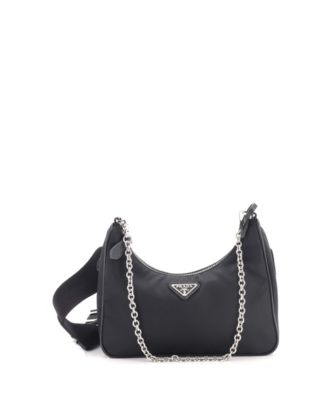 Pre-Owned Prada Small Re-Edition 2005 Shoulder Bag Tessuto