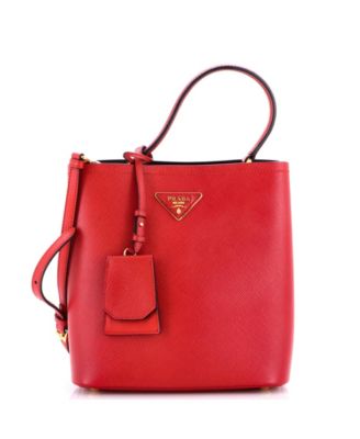 Сумка Prada Panier Bucket, кожа Saffiano, б/у