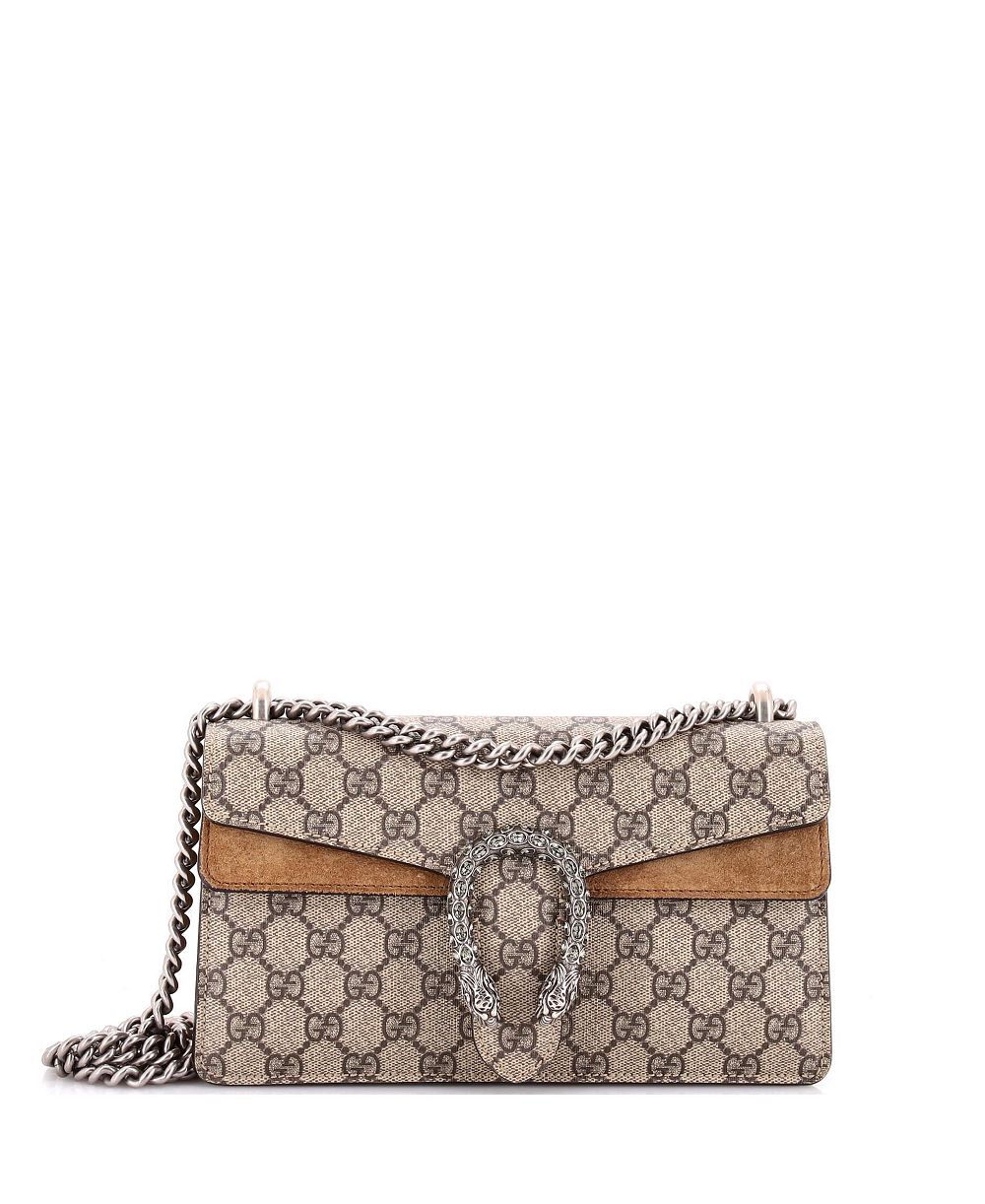 Pre-Owned Gucci Small Dionysus Bag GG Coated Canvas