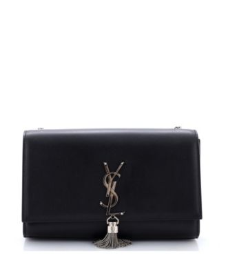 Б/у сумка Saint Laurent Medium Classic Monogram Tassel Crossbody Leather