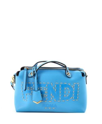Б/у сумка Fendi Medium Logo By The Way сшитая из кожи
