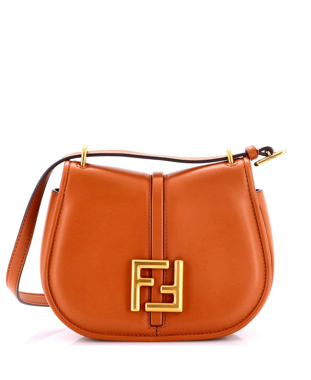 Подержанная сумка через плечо Fendi Small C'mon из кожи