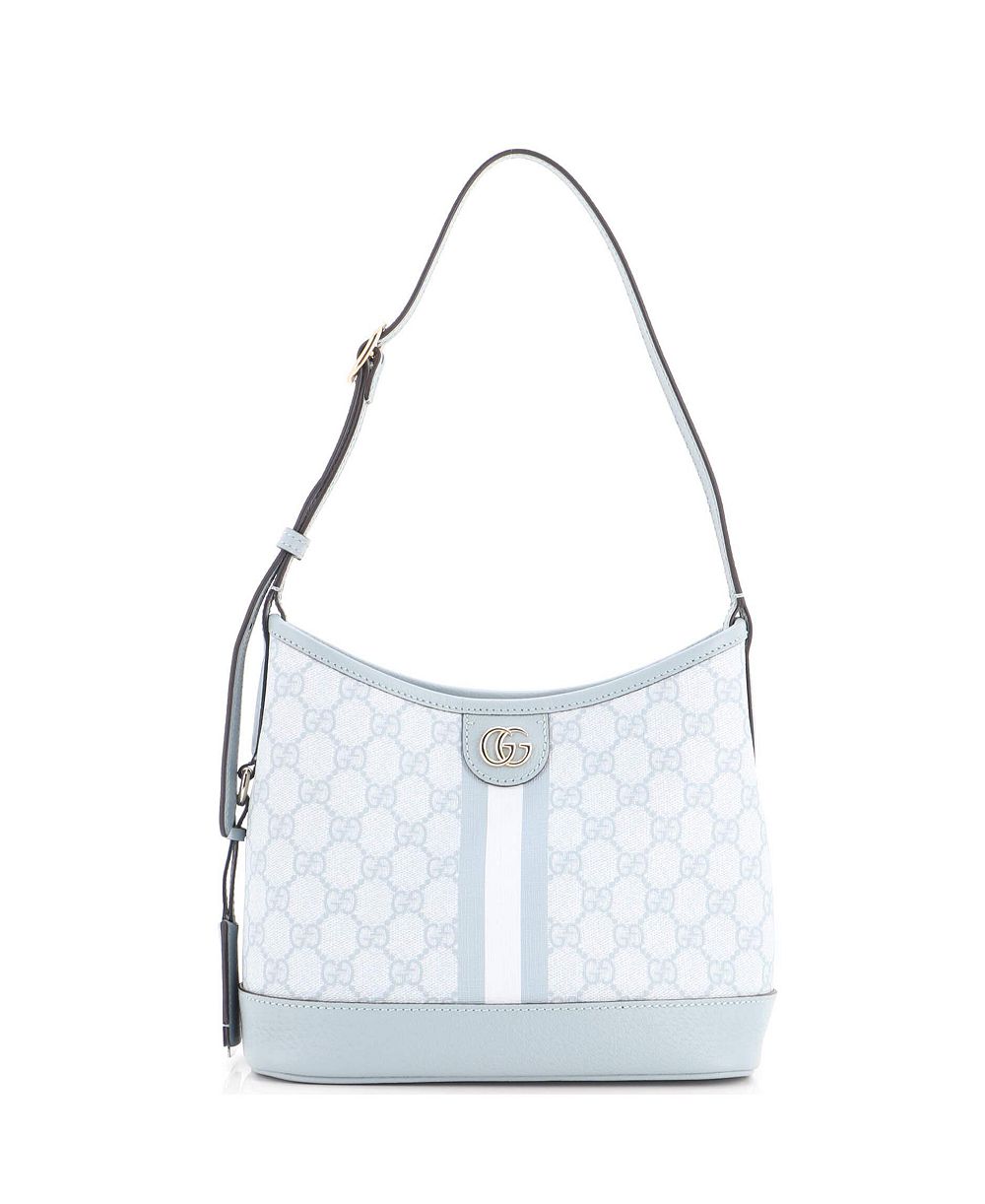 Pre-Owned Gucci Small Ophidia Open Bucket Bag GG Coated Canvas with Leather