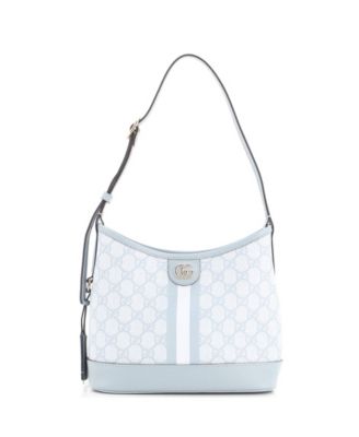 Pre-Owned Gucci Small Ophidia Open Bucket Bag GG Coated Canvas with Leather