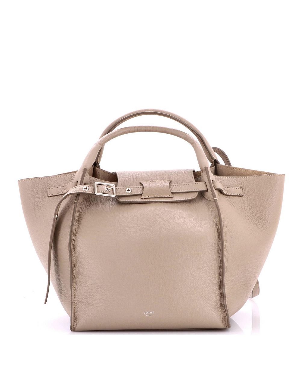 Б/у сумка Celine Medium Big Bag из зернистой телячьей кожи