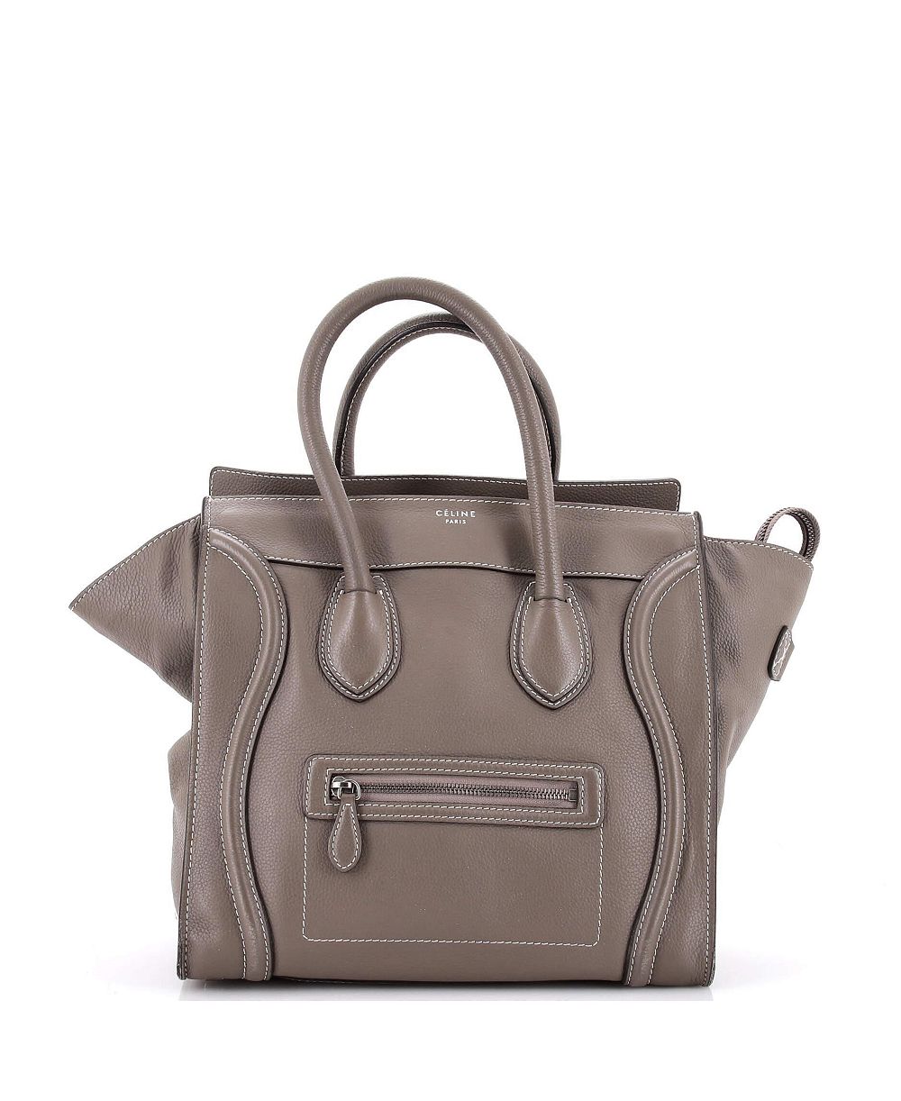 Pre-Owned Celine Mini Luggage Bag Grainy Leather