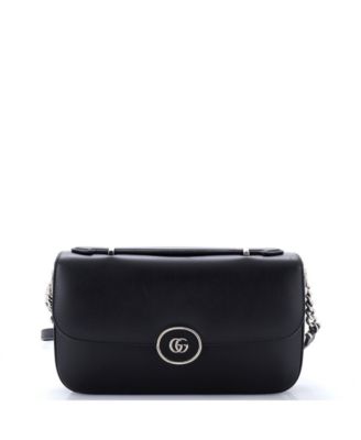 Gucci Petite GG Flap сумка через плечо кожаная Pre-Owned