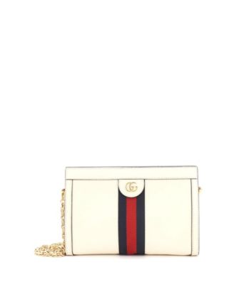 Pre-Owned Gucci Small Ophidia Chain Shoulder Bag Leather
