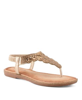 Patrizia Women's Parry Thong Sandal with Adjustable Strap