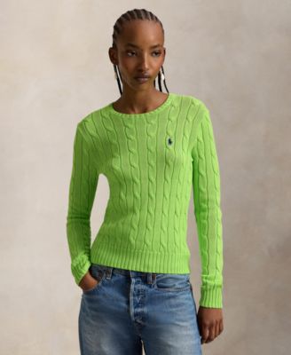 Женский хлопковый джемпер Polo Ralph Lauren Cable-Knit