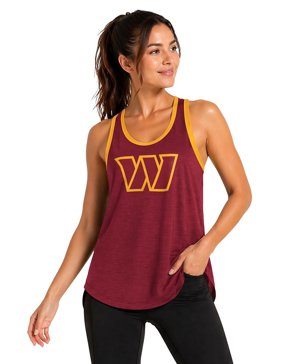 Женская майка G-III 4Her by Carl Banks Burgundy Washington Commanders Tater II Racerback Tank Top