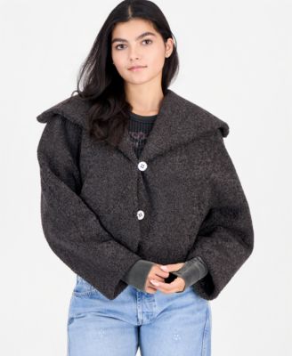 Free People Women's Softest Touch Cropped Faux-Fur Jacket
