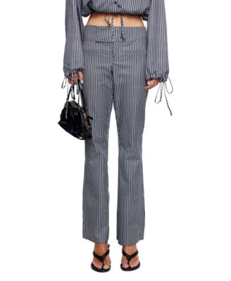 Lioness Women's Striped Totti Wide-Leg Pants