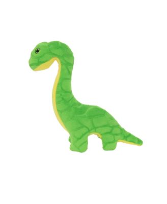 Mighty Jr Dinosaur Brachiosaurus 2 Pack, Durable Plush Squeaky Dog Toy