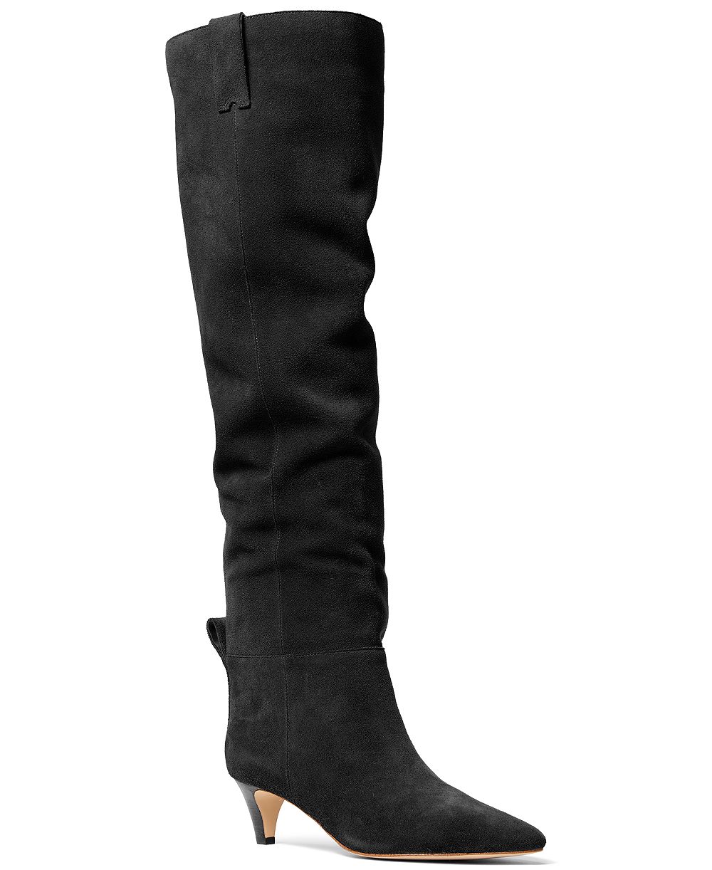 MICHAEL Michael Kors Women's Daniela Kitten Heel Over-the-Knee Boots