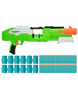 Air Warriors Tetrashot Auto-Advancing 48 Dart Belt Dart Blaster, 48-Dart Capacity, Ages 6+
