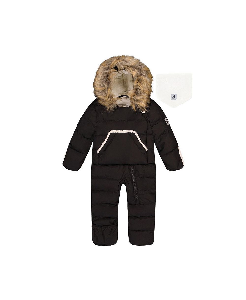 Deux par Deux Baby Unisex Snug One Piece Snowsuit Adapted for Car Seats