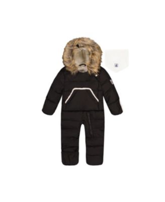 Deux par Deux Baby Unisex Snug One Piece Snowsuit Adapted for Car Seats