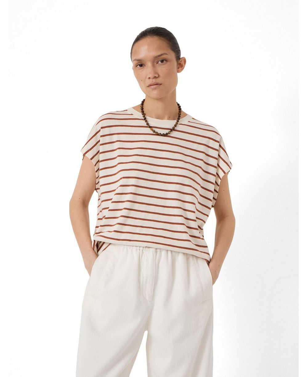 Hush Women's Petra Striped Relaxed-Fit T-Shirt