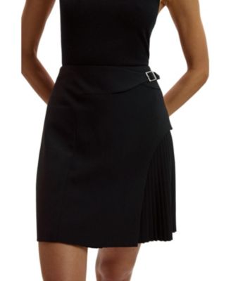 Karen Millen Женская мини-юбка плиссированная с завышенной талией