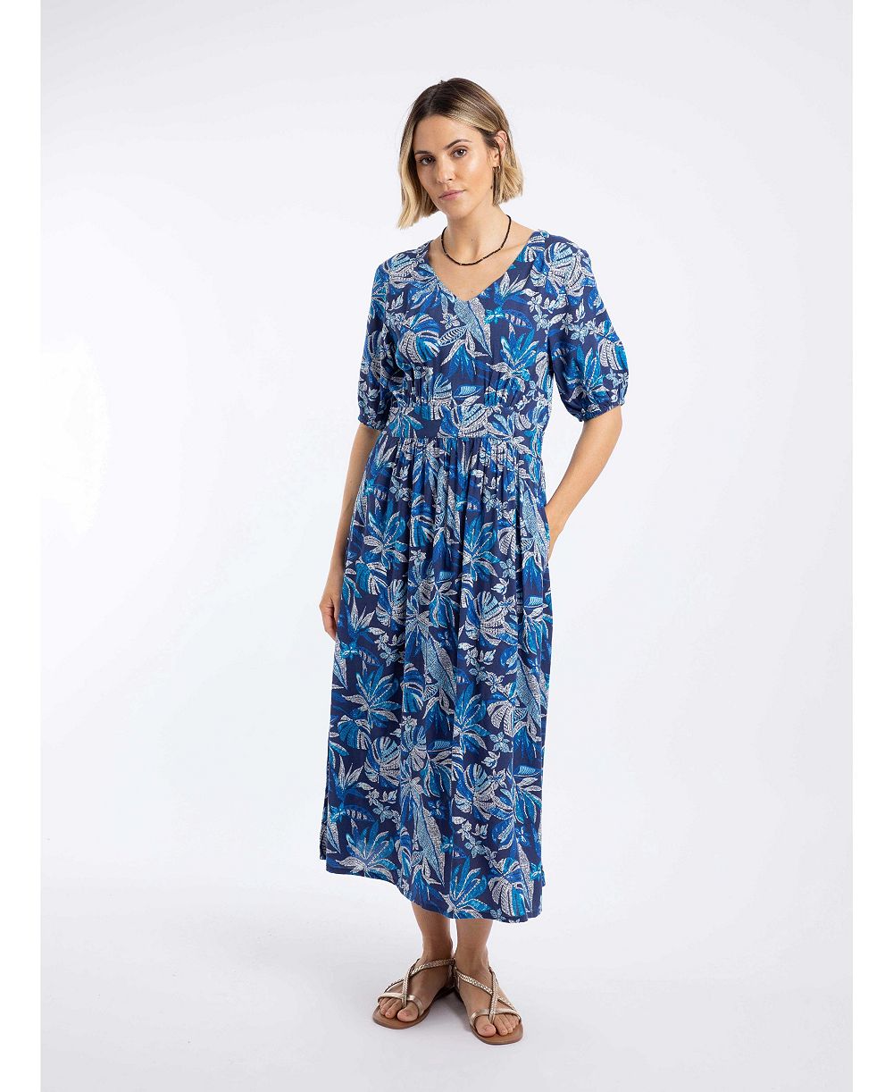 Женское платье Weird Fish Womens Dilsha Printed Midi